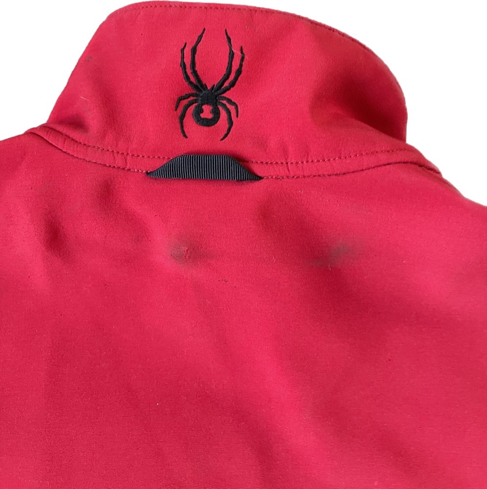 Spyder US Ski Team National Development System Mens Medium Red Softshell Jacket