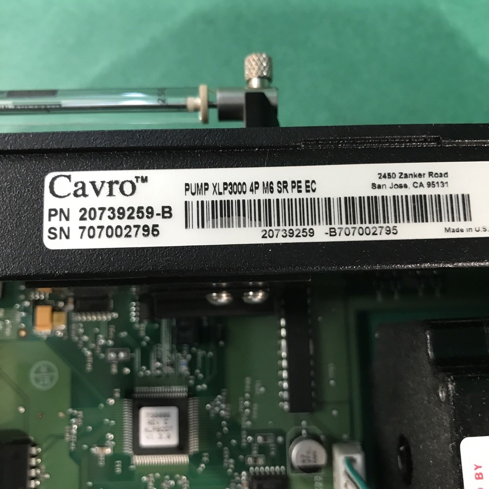 Tecan Cavro 20739259-B Pump XLP3000