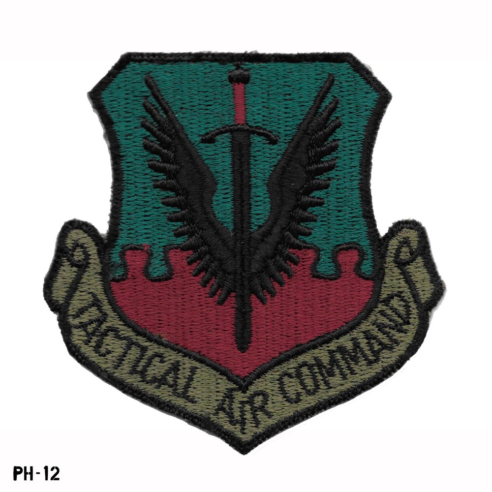 "TACTICAL AIR COMMAND" ~ Subdued Patch ~ US Air Force USAF ~ BDU's ~ NEW