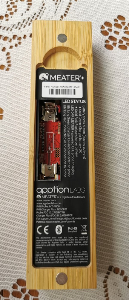 MEATER Plus Smart Meat Thermometer with Bluetooth Wireless Long Range