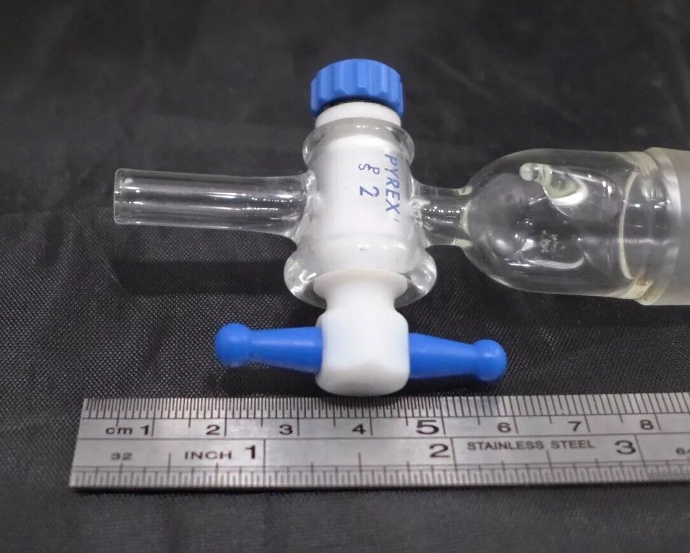 CORNING Pyrex Flow Control Adapter, drip through 24/43 inner/M joint