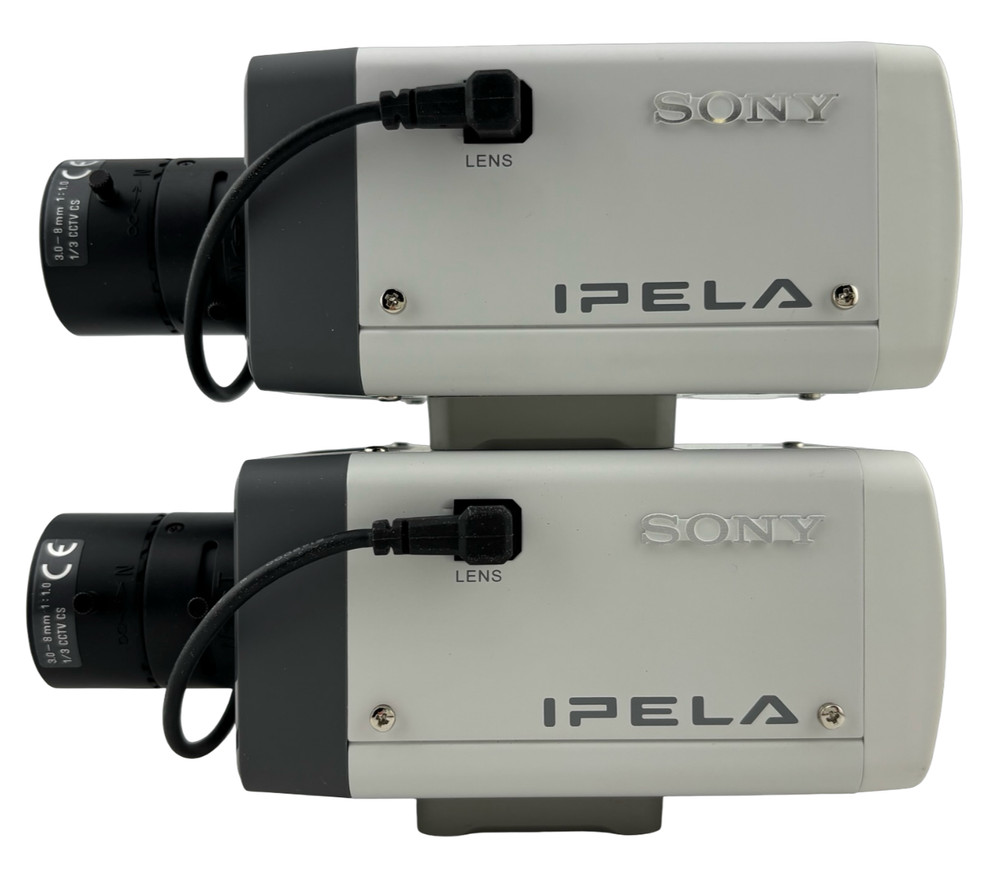 2 Pack Sony Ipela Security Network Camera Model SNC-CS11 w/ Manuals Instructions