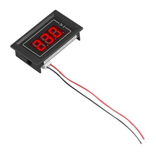 2-Pack 2in1 Panel Mounted Digitalmeter, Measuring Range: AC 60V-500V Meter Volt