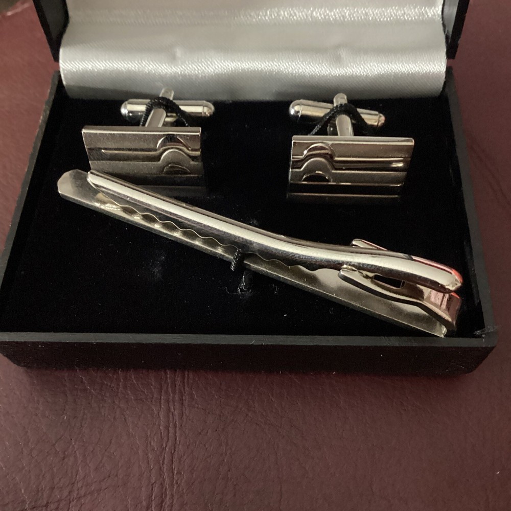 Cuff Link And Tie Clip