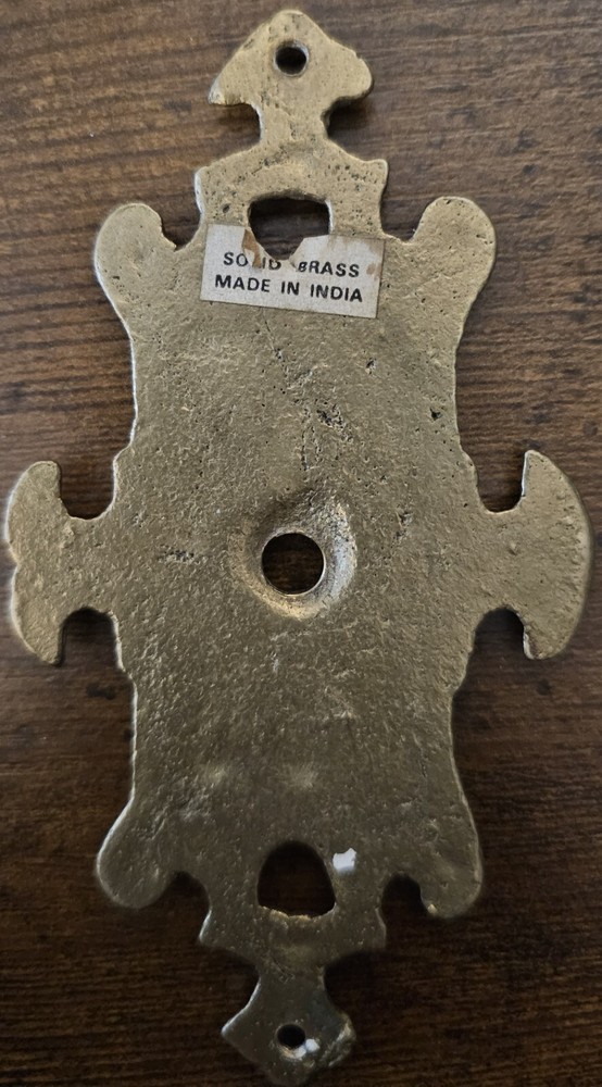 Solid Brass Triple Bell Store Style Doorbell Chime