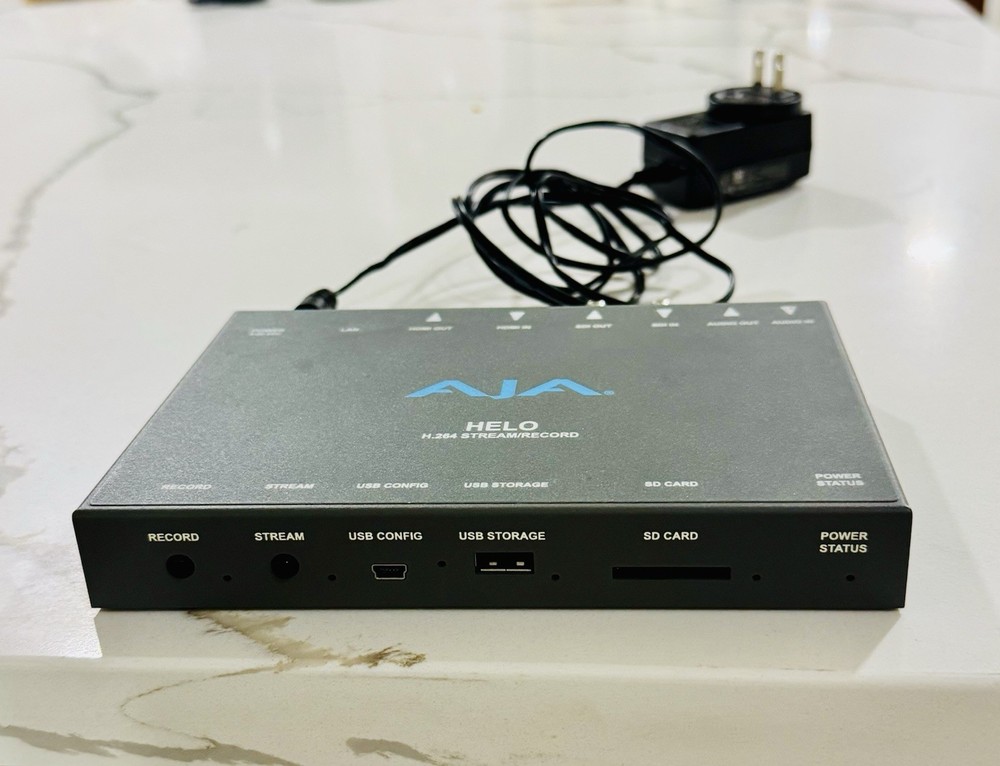 Aja Helo H.264 HD/SD stream and record encoder.