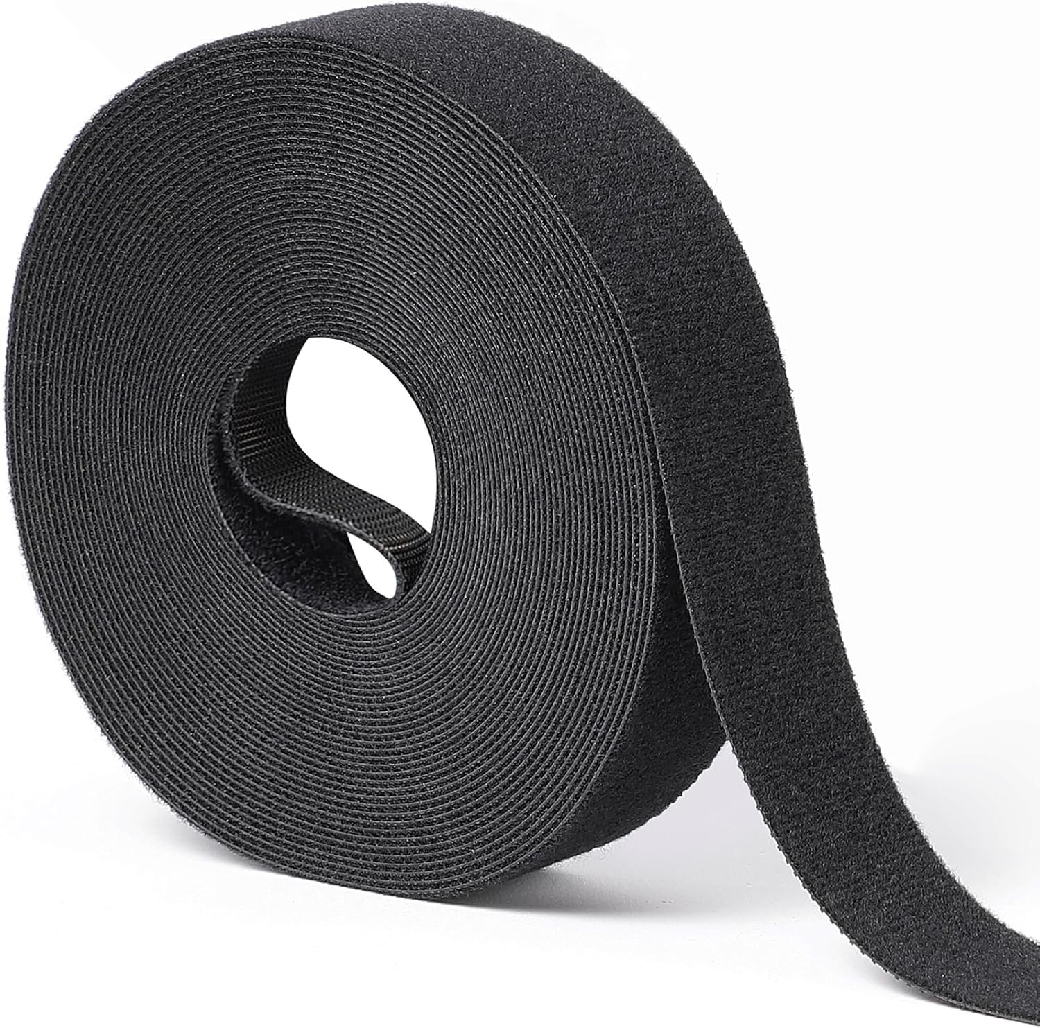 30Ft X 1 Inch Hook and Loop Tape Strips with Adhesive, Heavy Duty Sticky Back