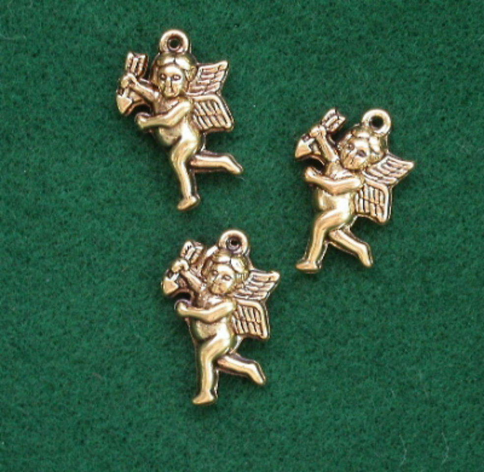 Charms  Gold Cherub No 8