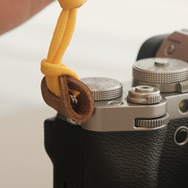 Handmade Cowhide Protector Cover Pad Lug Camera Straps Triangle Split Ring Hook