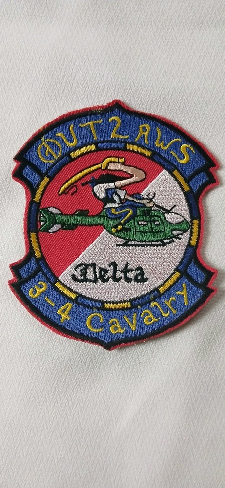 Patch/ US Army/ 3-4 Cavalry/ Outlaws/ Delta