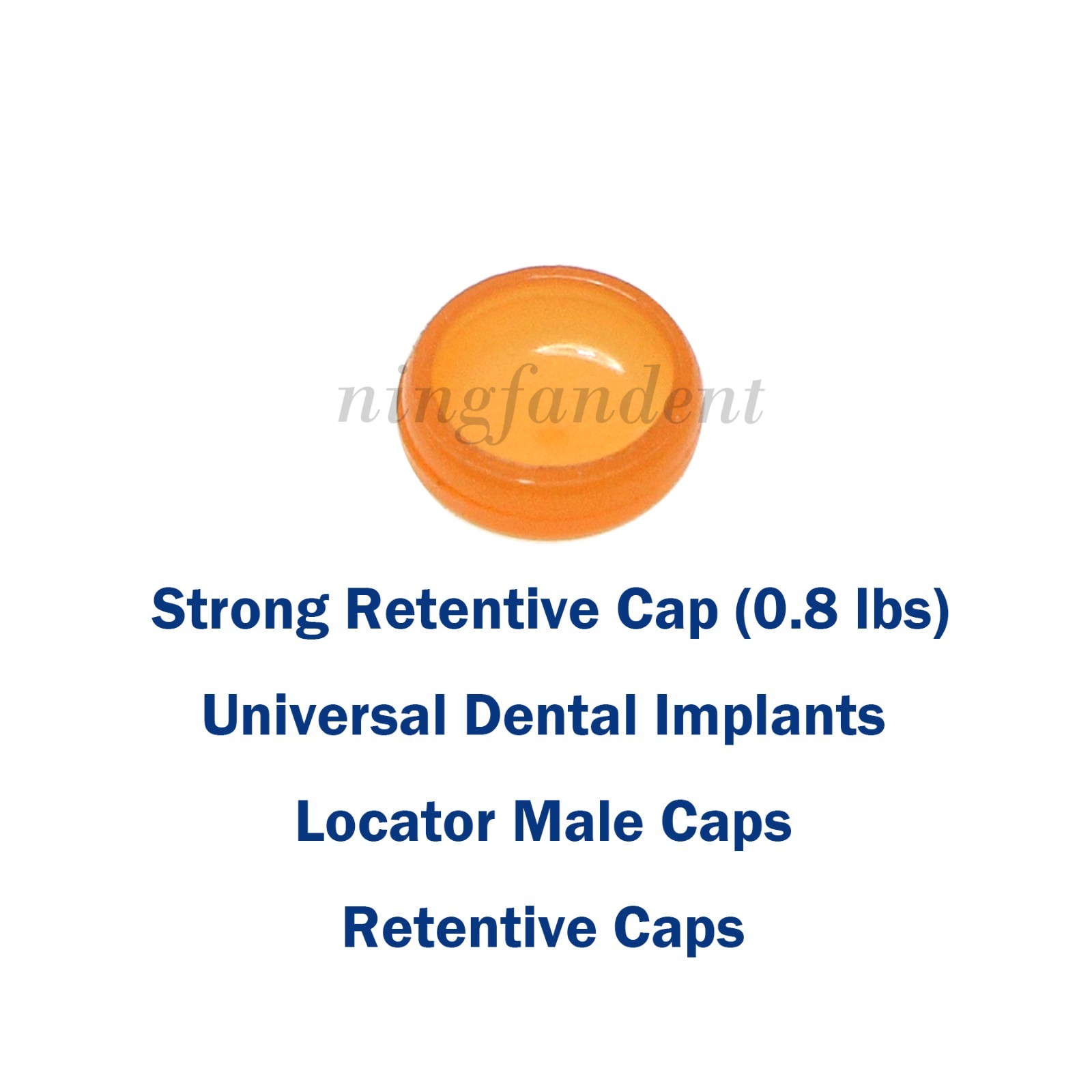 US Dental ZEST Locator Standard Extended Range Male Cap Black Processing Inserts