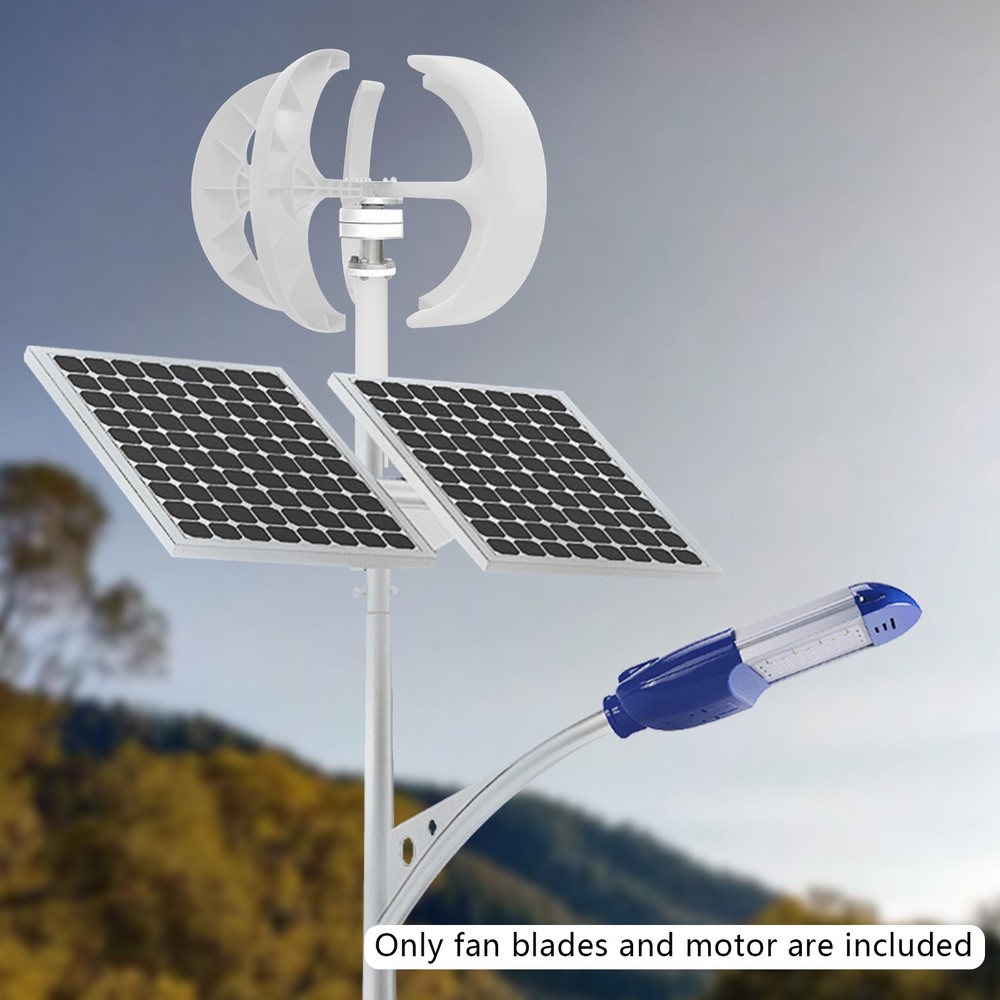 600W 24V Vertical Axis Wind Power Turbine Generator Controller Home Windmill