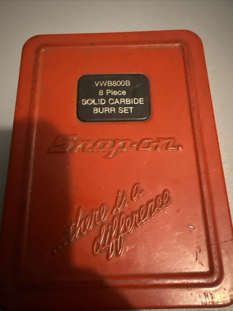 Snap On VWB800B 8 PC Solid Carbide Burr Set Vintage Missing 2