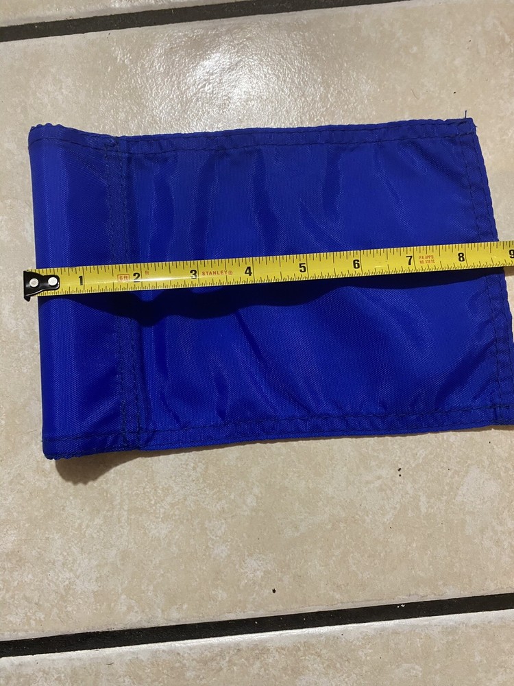 Golf Flag Blue Solid Nylon