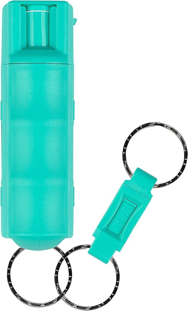 Sabre KeyRing Pepper Spray Mint Keyring Powerful Stream Reduces Wind Blowback