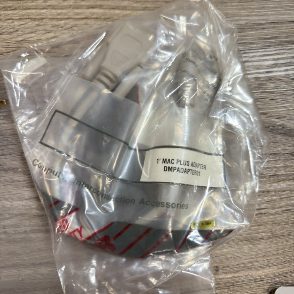 Vintage Computer Cables Adapters Lot Apple Mac VGA Serial Printer UNTESTED