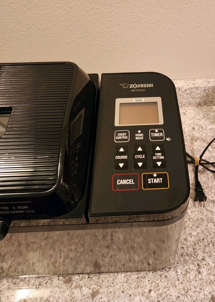 Zojirushi BB-PDC20 Automatic Bread Maker – Black, 2 lb