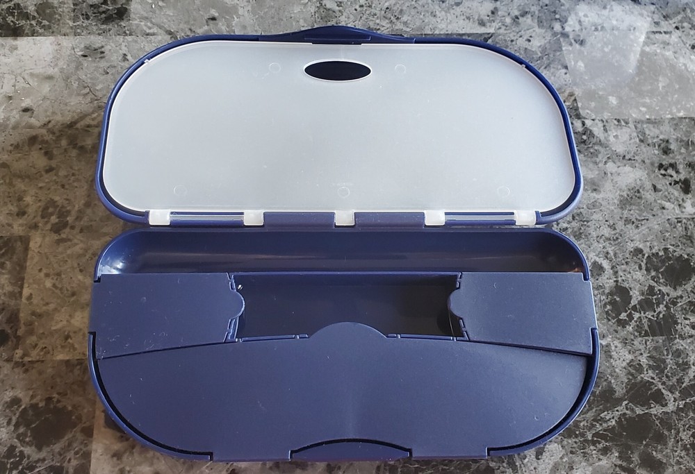 Tupperware Slim Organizer Storage Box Divided Container School Office #4963 New