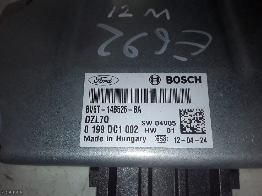 2012 FORD FOCUS ECU CONTROL UNIT BV6T14B526BA