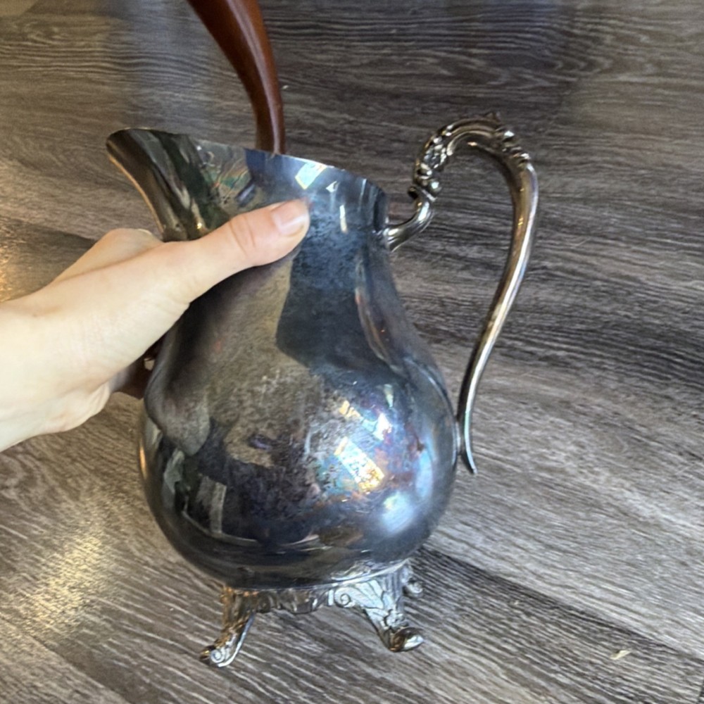 F.B. Rogers Silver Co Silverplate Water Pitcher Post-1940 Elegant Tableware