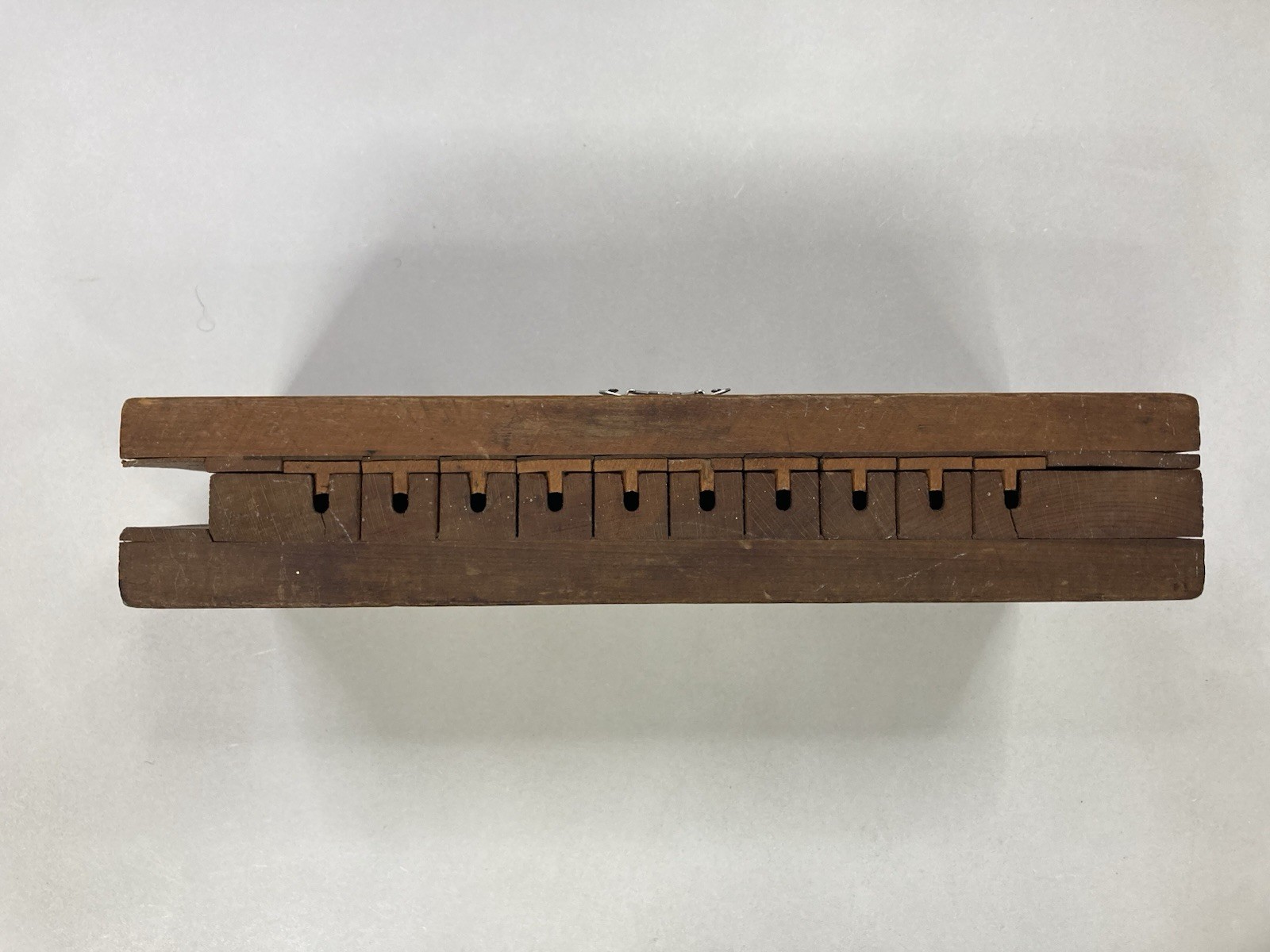 VINTAGE Antique The Miller Dubrul & Peters MFG Co Wooden 10 Cigar Mold Press