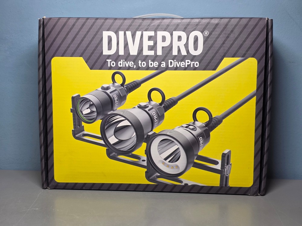 Divepro M6500B Technical Backmount Dive Light 6500 Lumen Rechargable - New!