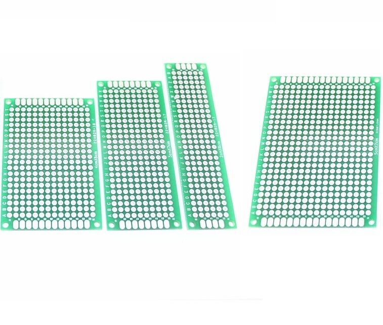 1/5/10PCS Double Side Prototype PCB Bread board Tinned Universal 2x8cm - 9x15cm