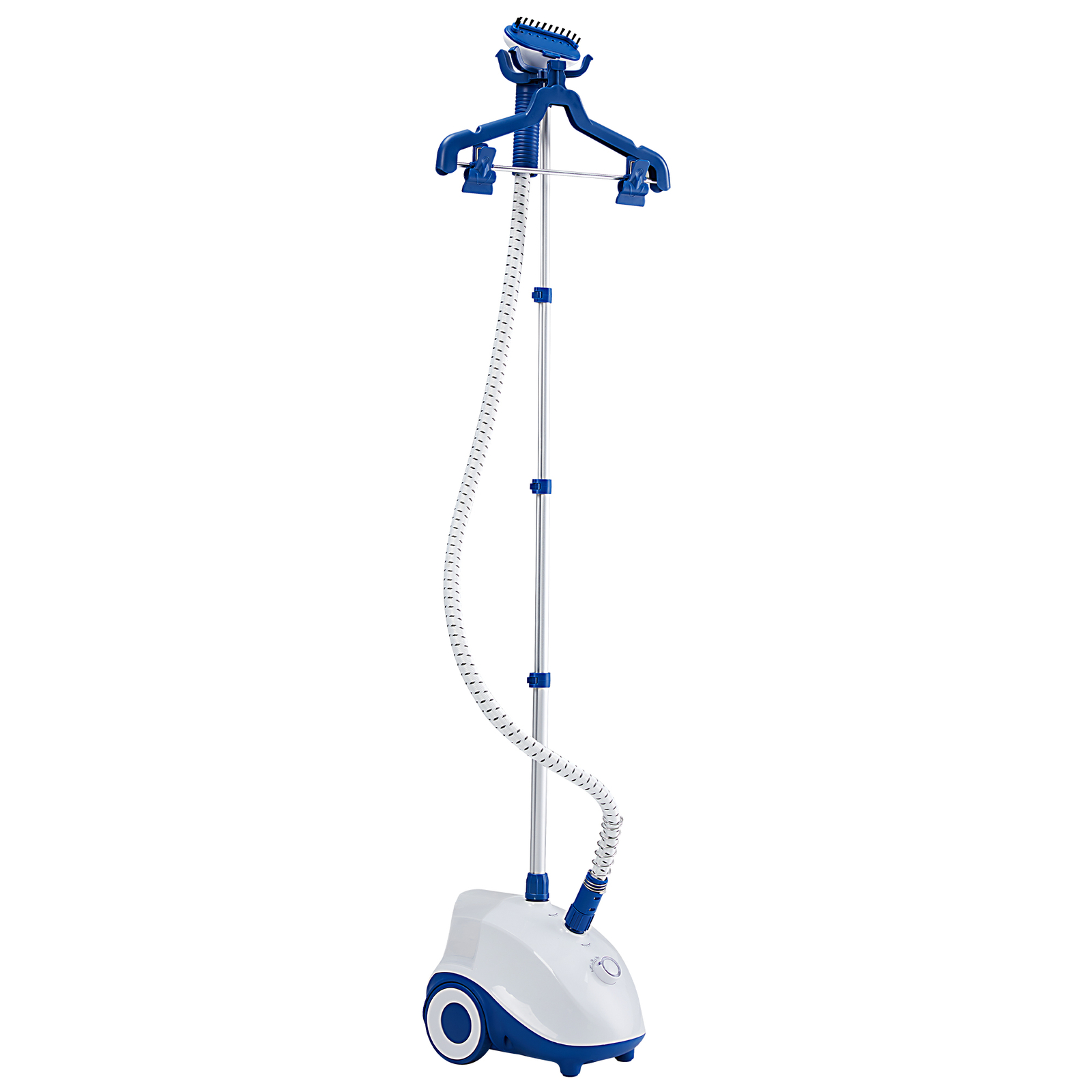 Standing Garment Steamer for Clothes Roll Wheels Wrinkle Remover Continuous