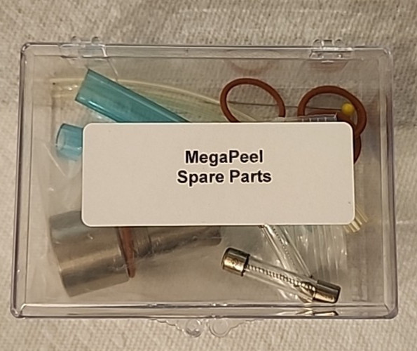 Mega Peel Silver Handpiece for Microdermabrasion Machine Additional Tips Include