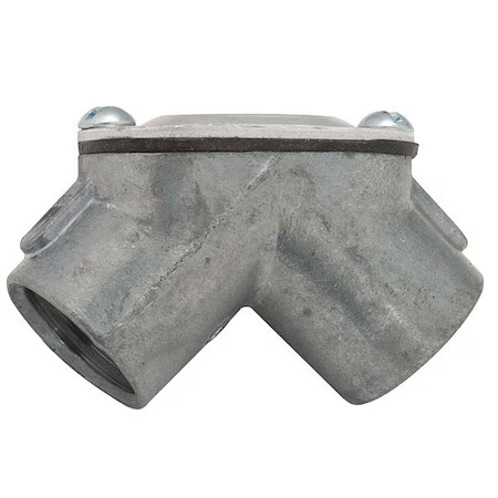 Raco 2654 Pulling Elbow, 1" Hub Size, Zinc, Threaded