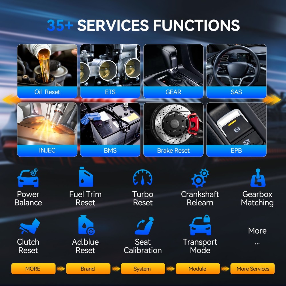 Key Programmer IMMO TKEY101 + MUCAR 892BT + TPMS AI Diagnostic Tool OBD2 Scanner