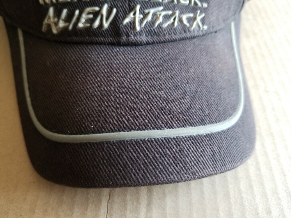 Men In Black Alien Attack Universal Studios Florida Fitted Hat Cap M/L