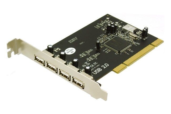 Adaptec NEC Chip AUA-4000C 4Port USB 2.0 PCI Card (Plug & Play)