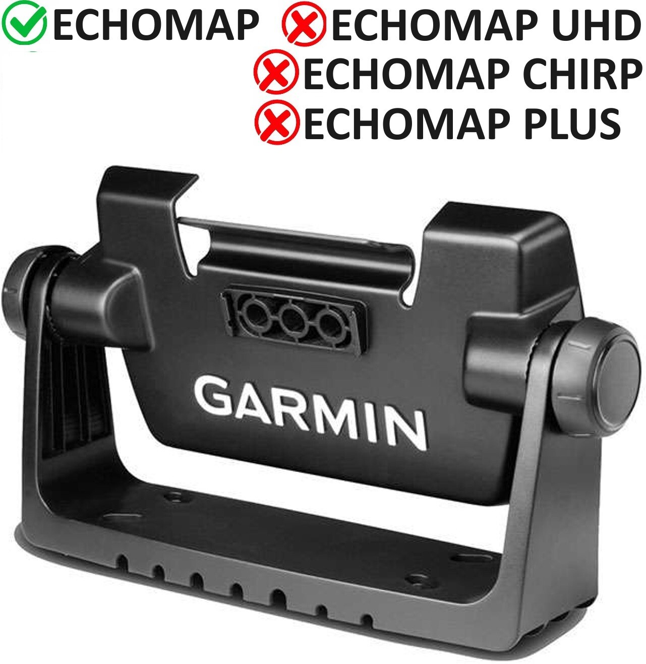 Garmin Bail Mount with Knobs and Tilt for EchoMAP 73dv 73sv 74dv 74sv 93sv 94sv