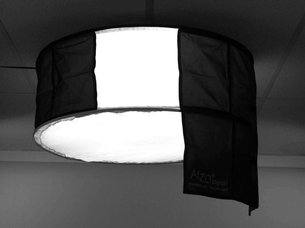 ALZO 200 Watt dimmable LED Drum Overhead Light @ 5500K -Studio Space Light with