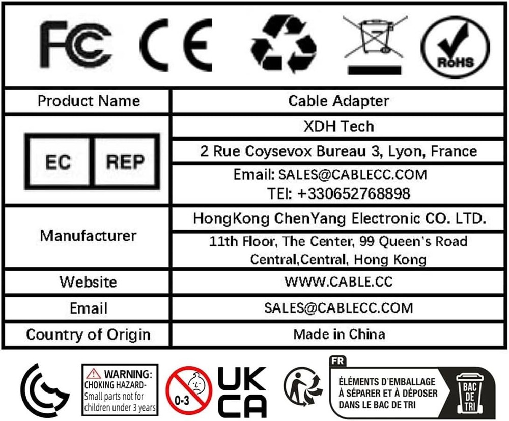 Chenyang SD SDHC SDXC to CF Compact Flash Memory Card Adapter Reader Blue