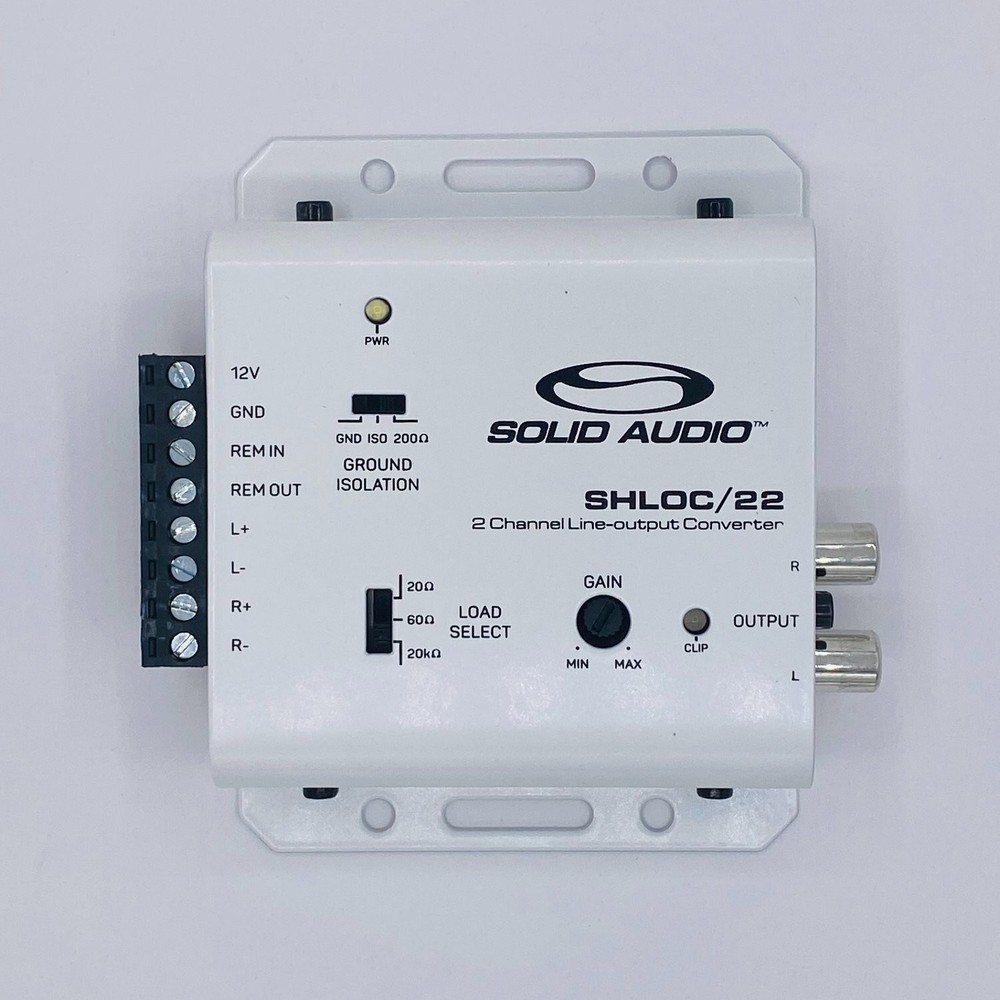 Solid Audio 2-Channel Active Line Output Converter with Auto Turn On SHLOC/22