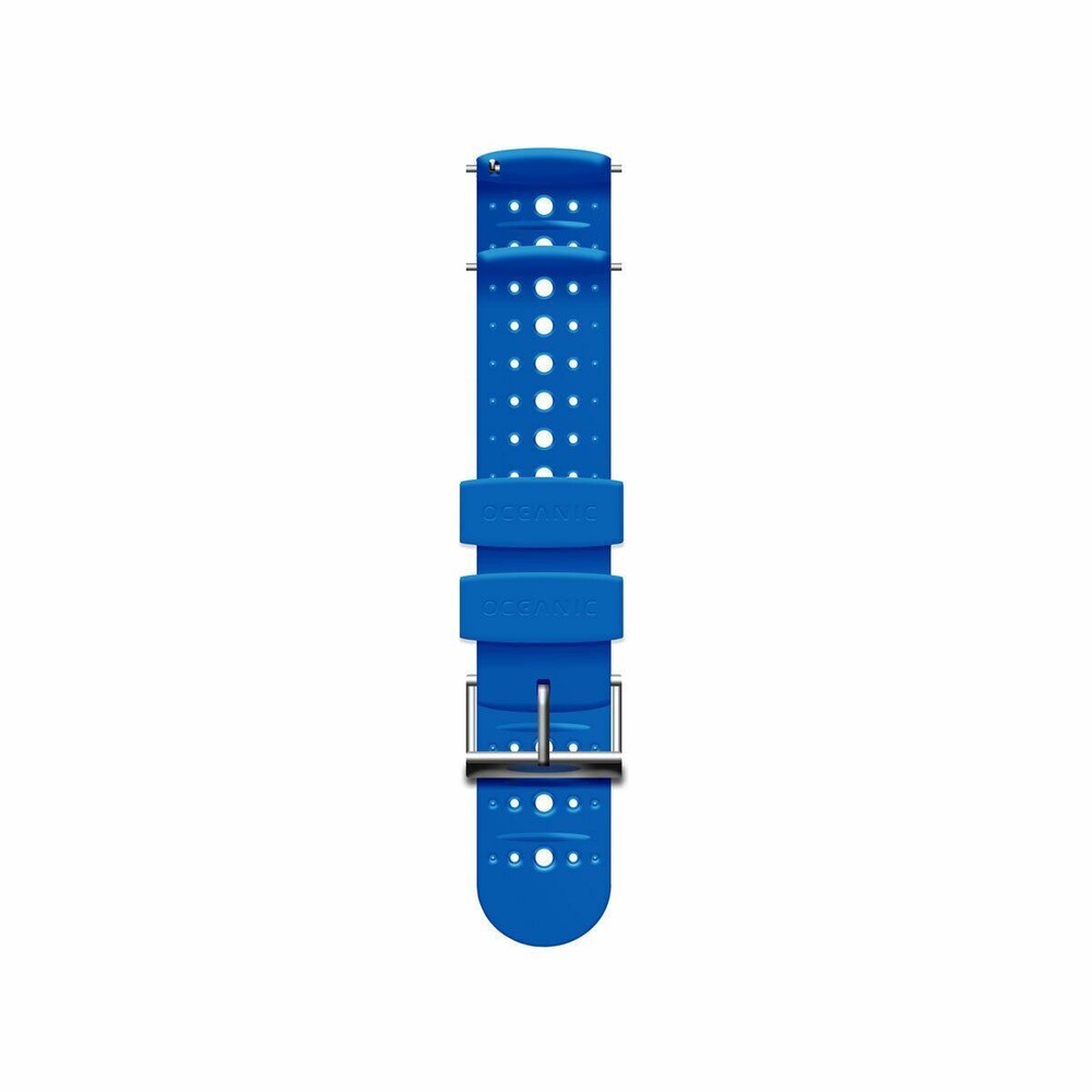 Oceanic Strap Set for Geo 4.0 Blue/Satin Dive Computers