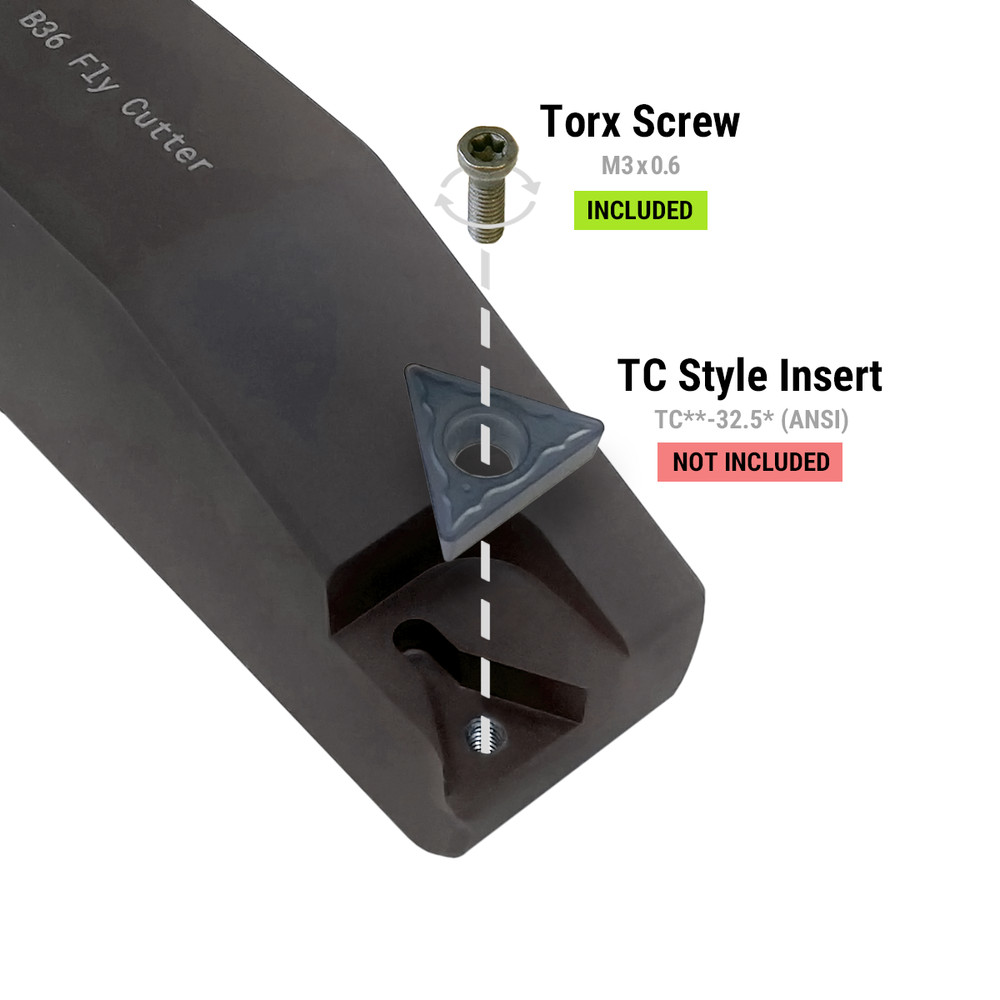 Deka Tool - 10" B36 Fly Cutter - 3/4" Pilot Shell Mill Connection