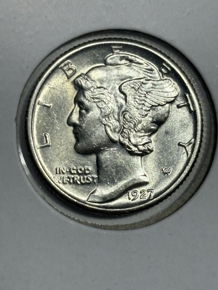 1927  Uncirculated Mercury Silver Dime - #19819