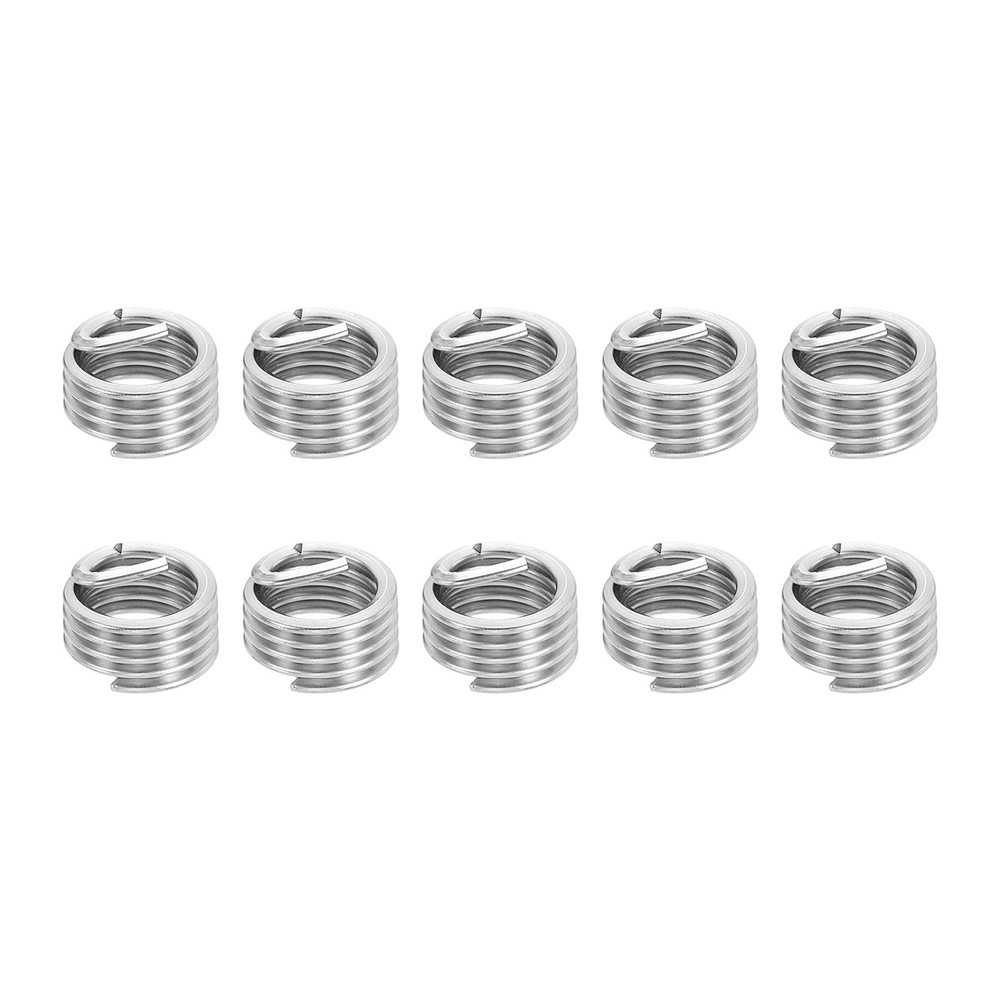 10pcs Wire Thread Inserts 7/16-14 UNC 1D 11.1mm Helical Threaded Sleeve