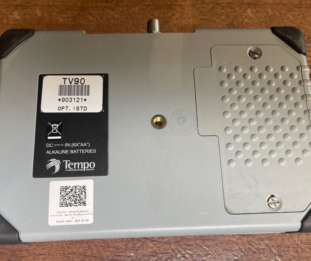 Tempo CableScout TV90 Coax Cable Tester