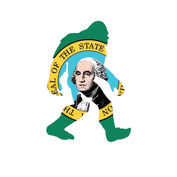 Washington Bigfoot Sticker