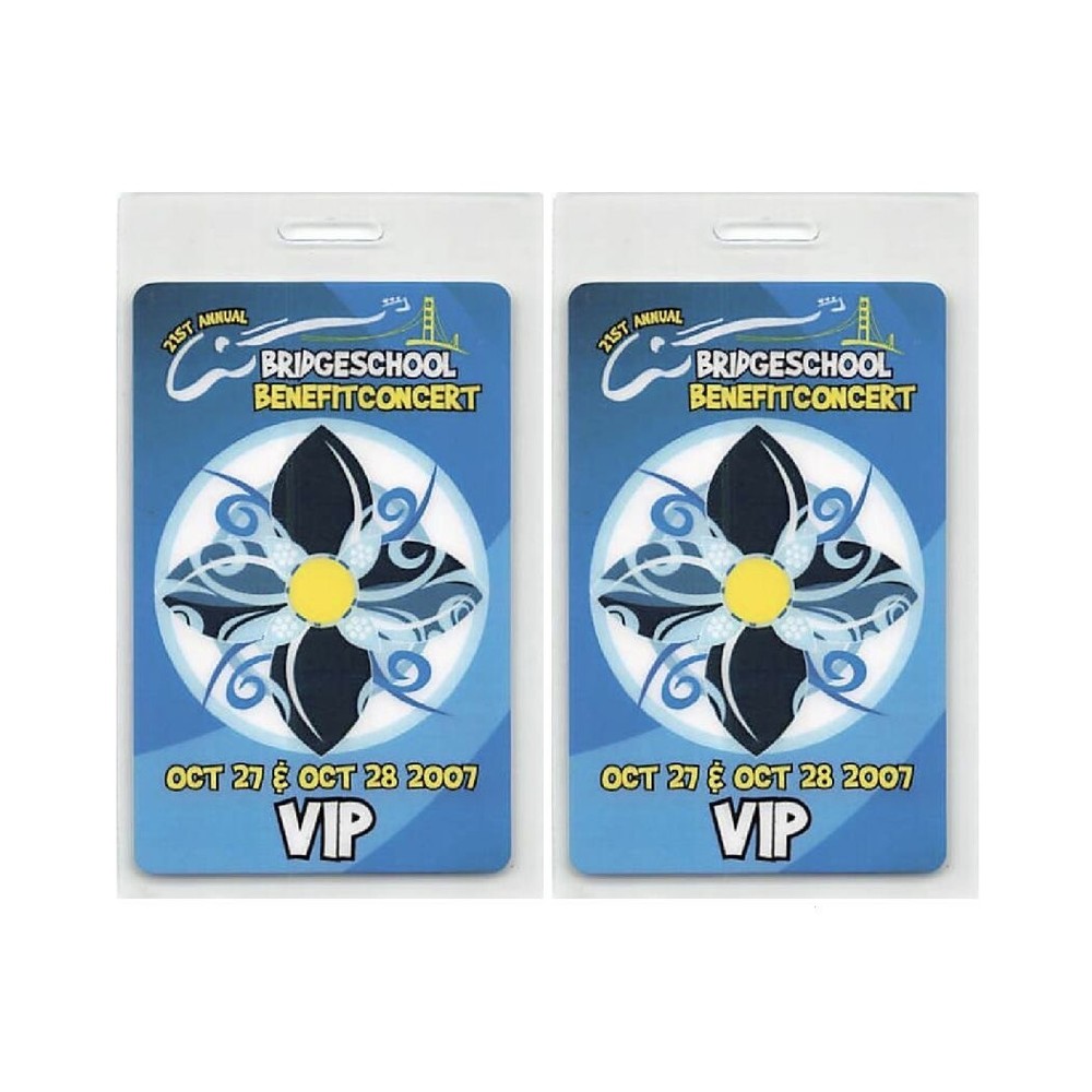 21st Annual Bridge School Benefit Backstage Pass  2007 Bundle 4