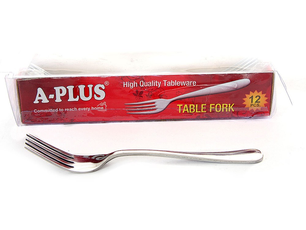 12 Piece Table Fork Set 18/10 Dinner Flatware Stainless Steel