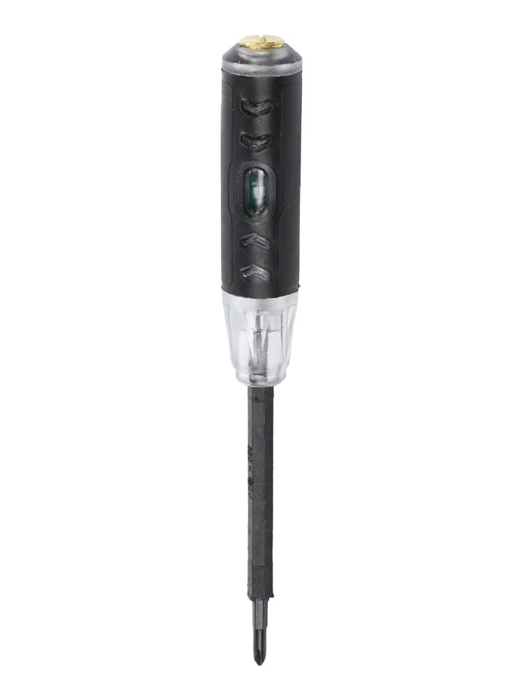 Multifunctional test pen for electricians with screwdriver functionality