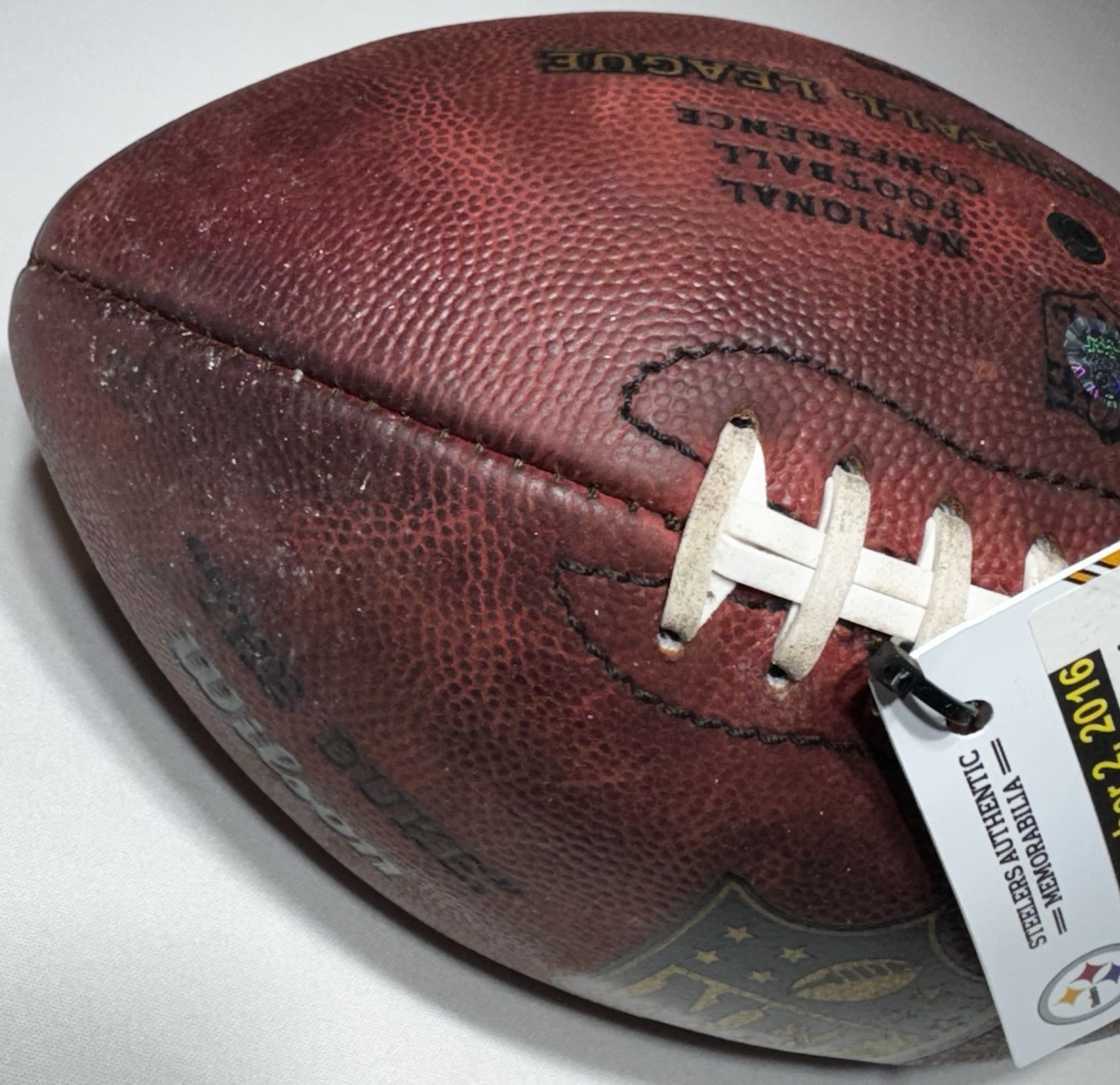 Steelers Antonio Brown Signed Autographed Game Used Football 10/2/2016 vs Chiefs