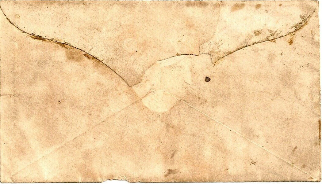 Confederate GENUINE Postal Cover with Stamp