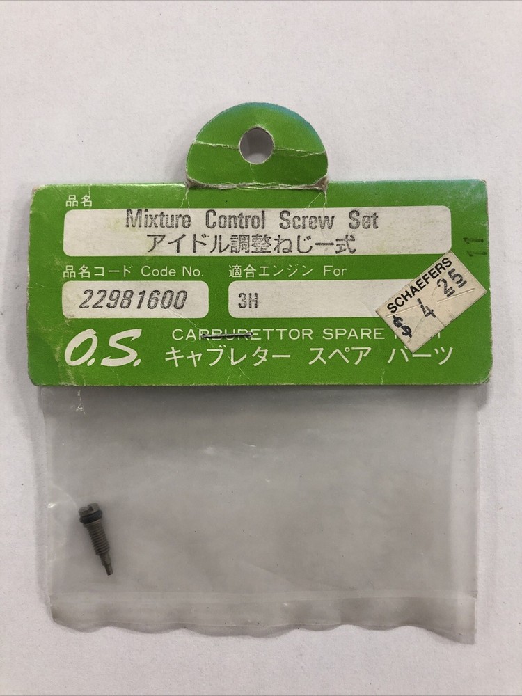 OS Mixture Control Screw Set For 3H 22981600