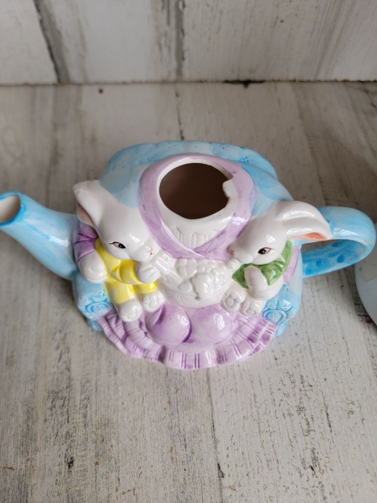 Easter teapot AS IS St Patrick's Day mug spring decor home kitchen set